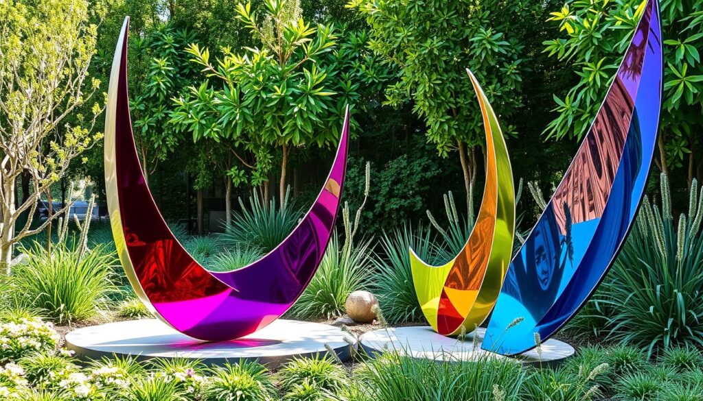 modern garden sculptures