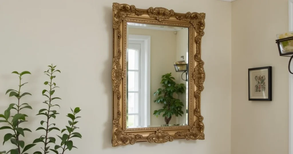 Gold Vintage Mirror