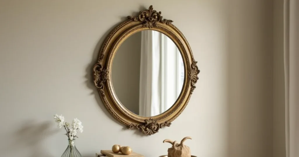 Gold Vintage Mirror 1