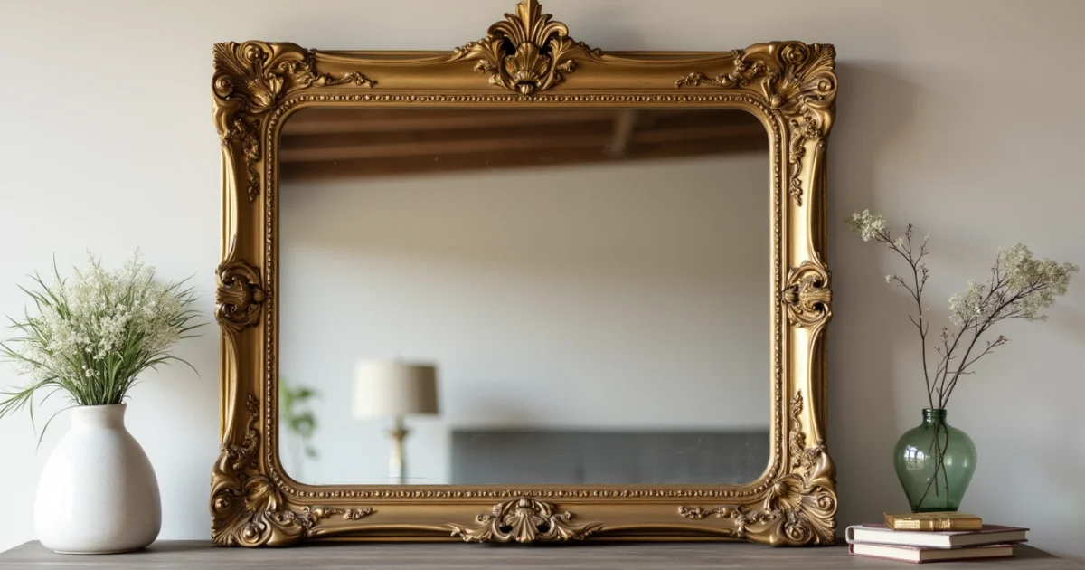 Gold Vintage Mirror 7